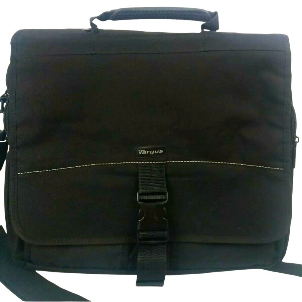 Targus 15.6 Laptop Bag Messenger Organizer Travel Carrier School Business Canvas